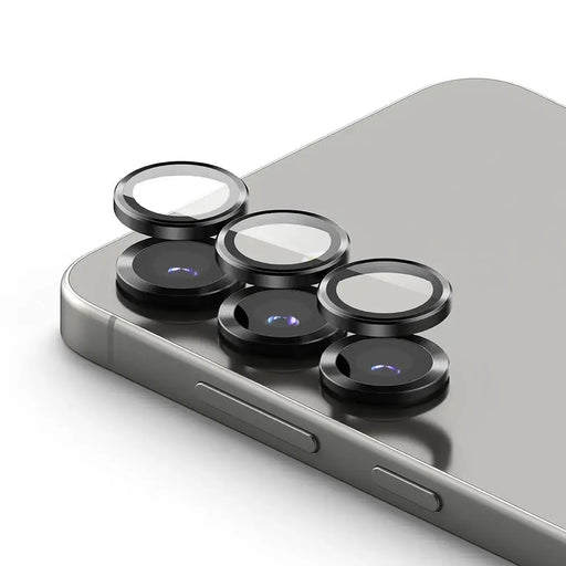 Ringke Camera Frame Protector 2-pack for Samsung Galaxy S25 - Black - Cell phone tempered glass<<<HurtelXML