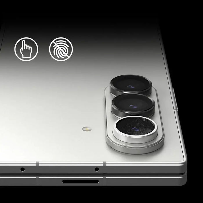 Ringke Camera Frame Protector 2-pack for Samsung Galaxy Z Fold 7 - Black - Cell phone tempered glass<<<HurtelXML