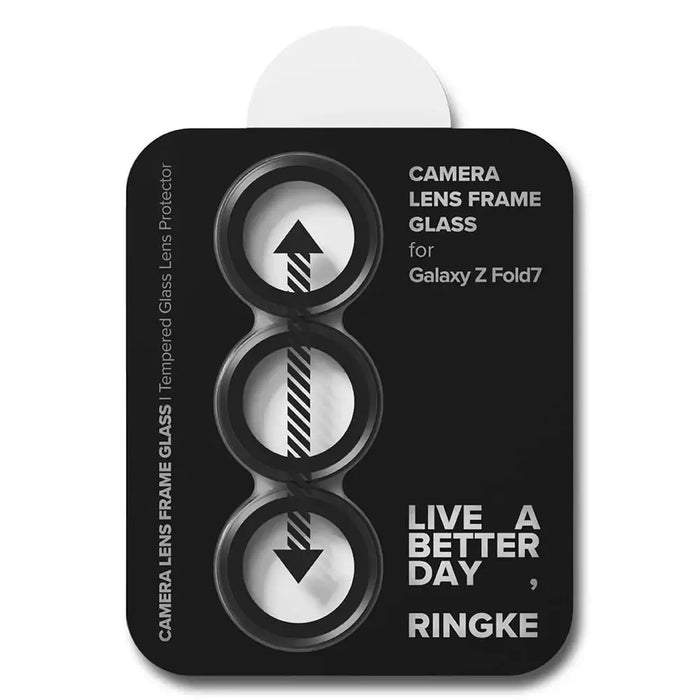 Ringke Camera Frame Protector 2-pack for Samsung Galaxy Z Fold 7 - Black - Cell phone tempered glass<<<HurtelXML