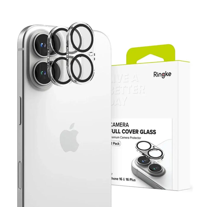 Ringke Camera Protector 2-pack tempered glass for iPhone 16 / 16 Plus - Cell phone tempered glass<<<HurtelXML