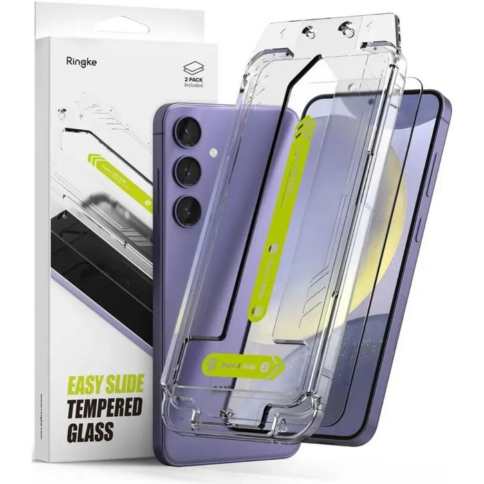Ringke Easy Slide 2-pack tempered glass for Samsung Galaxy S24 - Cell phone tempered glass<<<HurtelXML