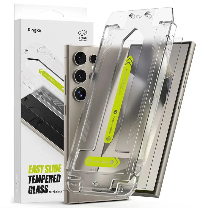Ringke Easy Slide 2-pack tempered glass for Samsung Galaxy S24 Ultra - Cell phone tempered glass<<<HurtelXML