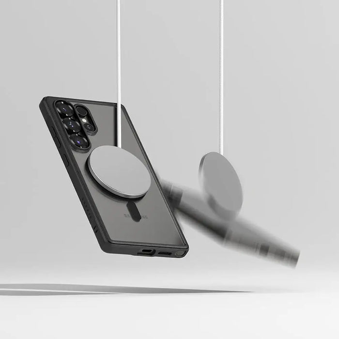 Ringke Fusion Bold MagSafe Case for Samsung Galaxy S25 Ultra - Black - Cell phone cases and covers<<<HurtelXML