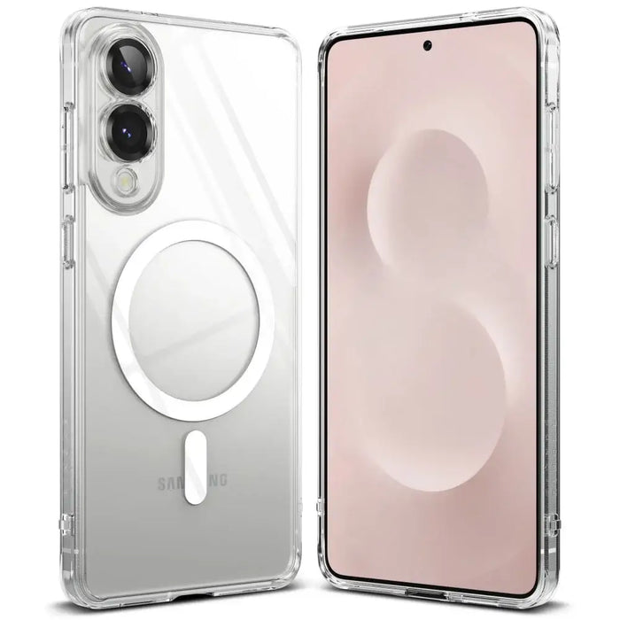 Ringke Fusion Magnetic MagSafe Case for Samsung Galaxy S25 Edge - Clear - Cell phone cases and covers<<<HurtelXML