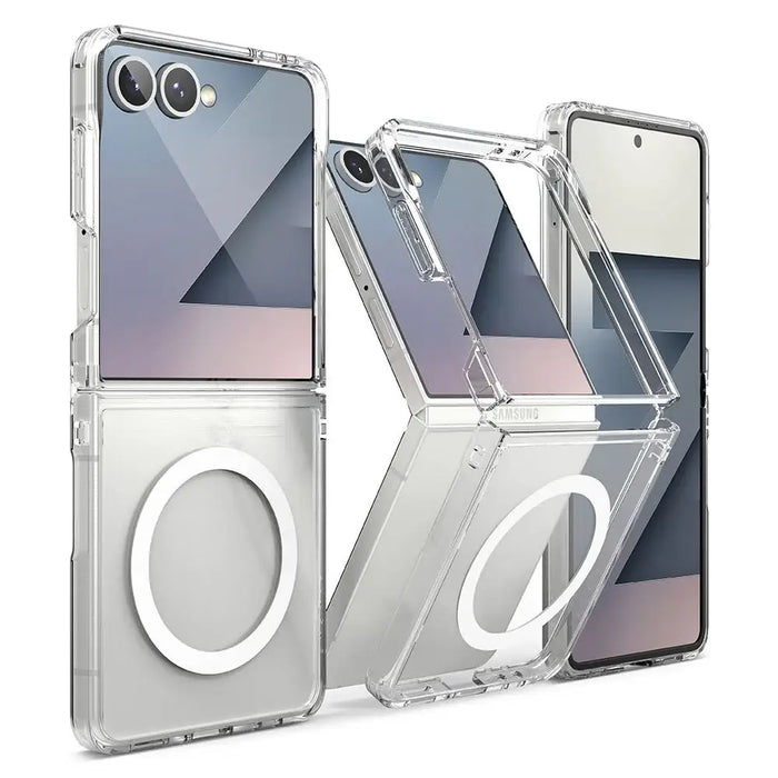 Ringke Fusion Magnetic MagSafe Case for Samsung Galaxy Z Flip 7 - Clear - Cell phone cases and covers<<<HurtelXML