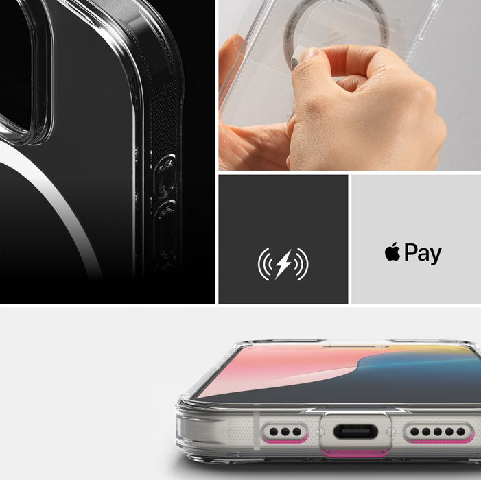 Ringke Fusion MagSafe iPhone 16 Pro Max Case - Clear Matte - Cell phone cases and covers<<<HurtelXML&&&iPhone 16 Pro