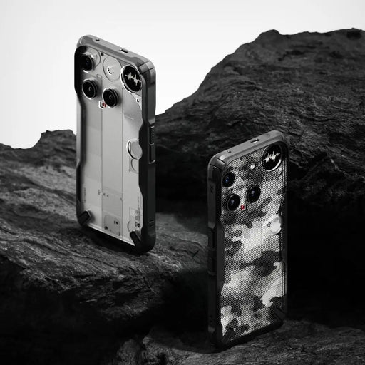 Ringke Fusion X Case for Nothing Phone 3 - Gray and Black - Cell phone cases and covers<<<HurtelXML