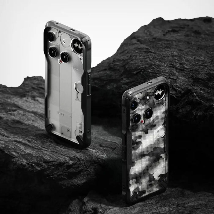 Ringke Fusion X Case for Nothing Phone 3 - Gray and Black - Cell phone cases and covers<<<HurtelXML