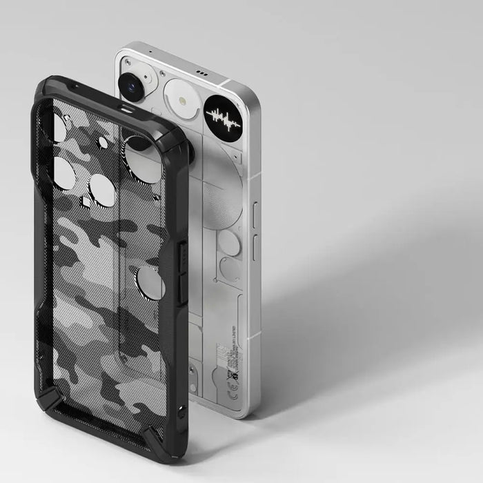 Ringke Fusion X Case for Nothing Phone 3 - Gray and Black - Cell phone cases and covers<<<HurtelXML