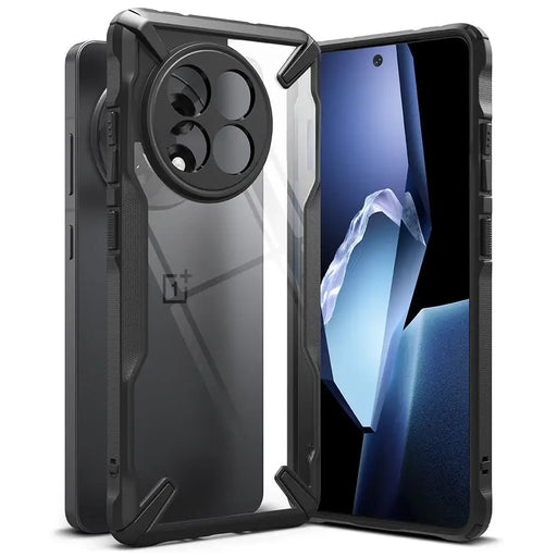 Ringke Fusion X Case for OnePlus 13R - Clear Black - Cell phone cases and covers<<<HurtelXML