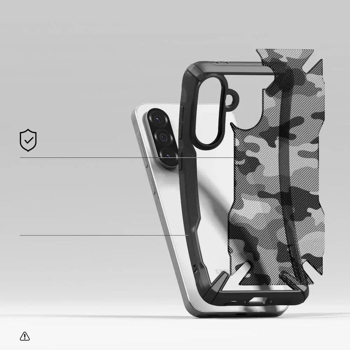 Ringke Fusion X Case for Samsung Galaxy A36 / A56 5G - Black Camo - Cell phone cases and covers<<<HurtelXML