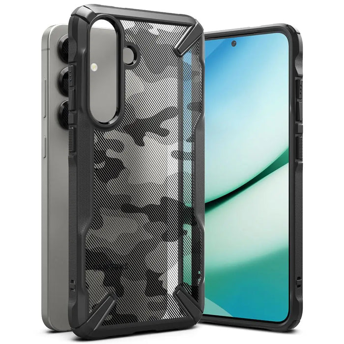Ringke Fusion X Case for Samsung Galaxy S25+ - Black Camo - Cell phone cases and covers<<<HurtelXML