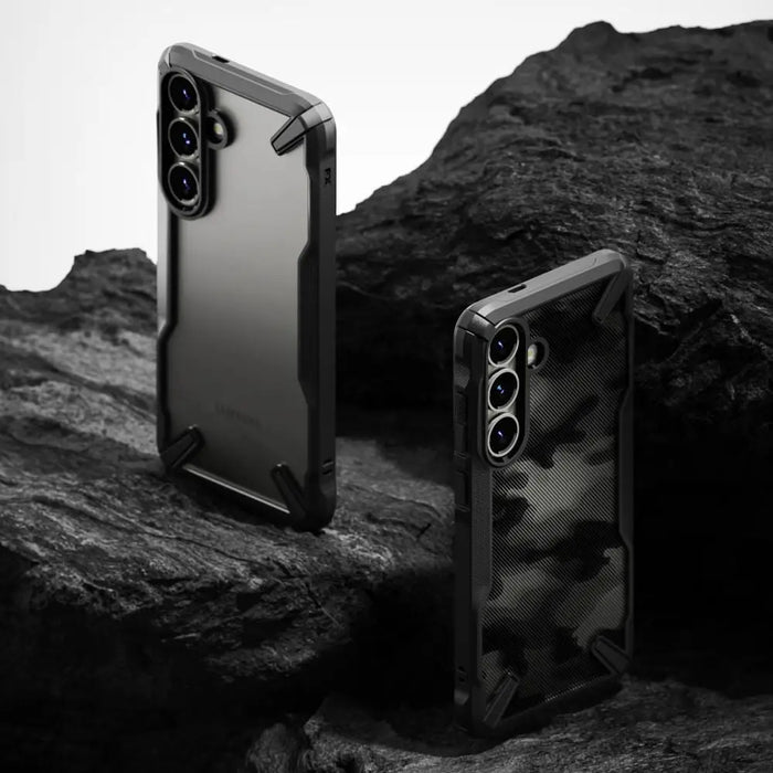 Ringke Fusion X Case for Samsung Galaxy S25+ - Black - Cell phone cases and covers<<<HurtelXML