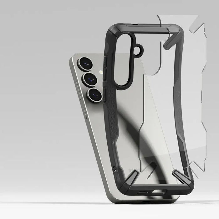 Ringke Fusion X Case for Samsung Galaxy S25+ - Black - Cell phone cases and covers<<<HurtelXML