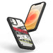Ringke Fusion X Design durable PC Case with TPU Bumper for iPhone 12 mini black (Ticket band) (XDAP0018) - Cell phone
