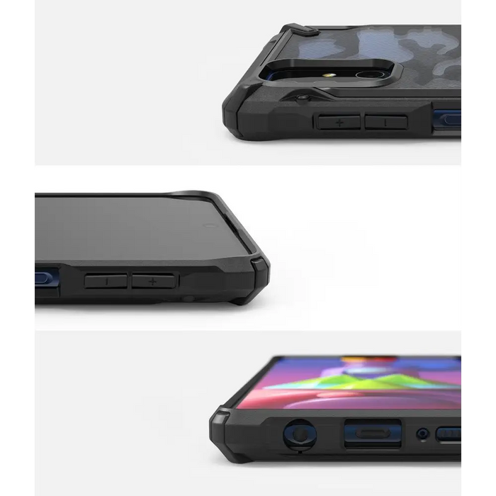 Ringke Fusion X durable PC Case with TPU Bumper for Samsung Galaxy M51 black (FUSG0065) - Cell phone cases