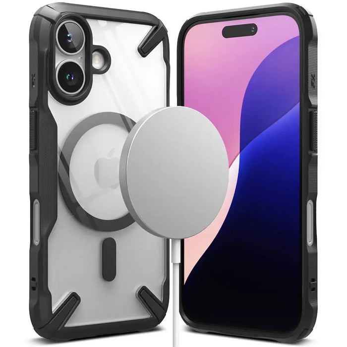 Ringke Fusion X MagSafe Case for Iphone 16 - Black - Cell phone cases and covers<<<HurtelXML