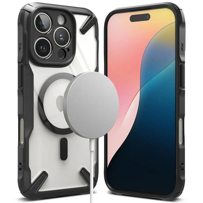 Ringke Fusion X MagSafe Case for iPhone 16 Pro Max - Black Camo - Cell phone cases and covers<<<HurtelXML