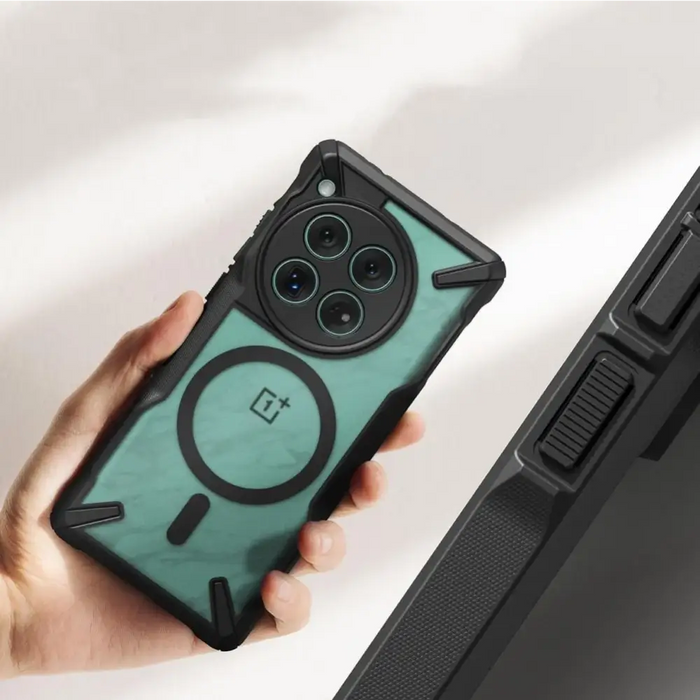 Ringke Fusion X MagSafe Case for Oneplus 12 - Matte Black - Cell phone cases and covers<<<HurtelXML