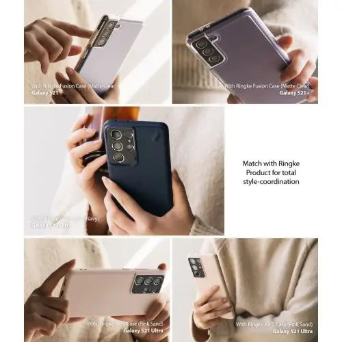 Ringke Galaxy S21+ Camera Styling camera island protector Black - Wireless In-Ear Headphones