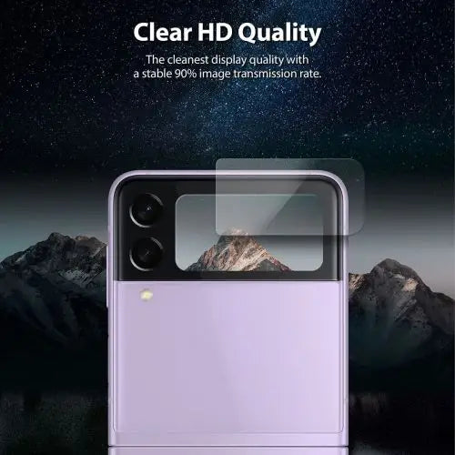 Ringke Galaxy Z Flip 3 0.33 mm Back cover Display Screen Protector Tempered Glass (3pcs) Transparent - Samsung