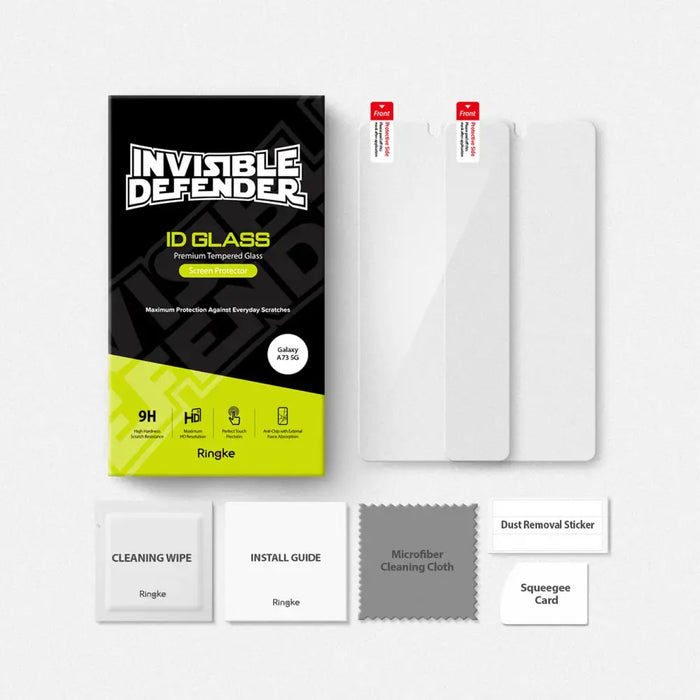Ringke Invisible Defender ID Glass 2.5D 0.33mm screen protector for Samsung Galaxy A73 5G - Cell phone tempered