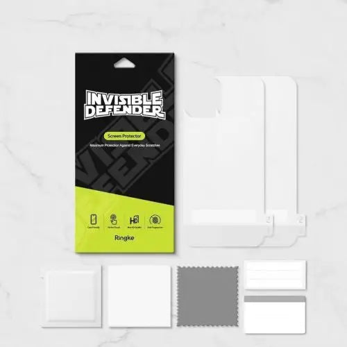 Ringke iPhone 12/12 Pro Back Cover Protector Invisible Defender (2pcs) Matte Clean - iPhone 12/12