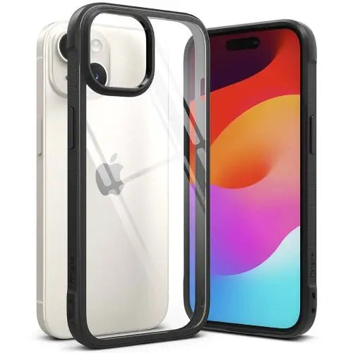 Ringke iPhone 15 Plus Case Fusion Bold Clear/ Black - iPhone 15 Plus<<<Accessories<<<Основна<<<DunaXML