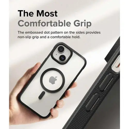 Ringke iPhone 15 Plus Case Fusion Bold Magnetic Matte Clear/ Black - Magnetic<<<Accessories<<<Основна<<<DunaXML
