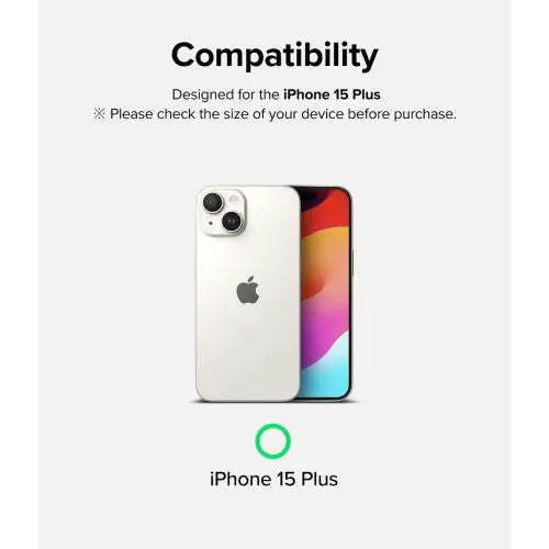 Ringke iPhone 15 Plus Screen Protector Premium Tempered Glass 9H with installation jig Transparent - iPhone 15
