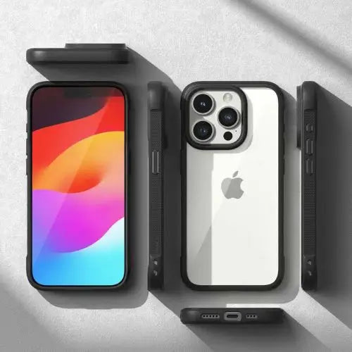 Ringke iPhone 15 Pro Max Case Fusion Bold Clear/ Black - iPhone 15 Pro Max<<<Accessories<<<Основна<<<DunaXML