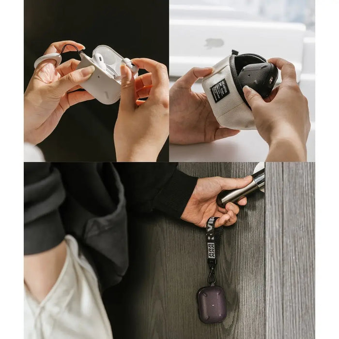 Ringke Onyx case for AirPods Pro 2 armored case for headphones gray - Cell phone cases and covers<<<HurtelXML