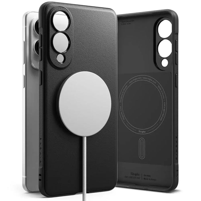 Ringke Onyx Magnetic Magsafe Case for Samsung Galaxy S25 Edge - Black - Cell phone cases and covers<<<HurtelXML