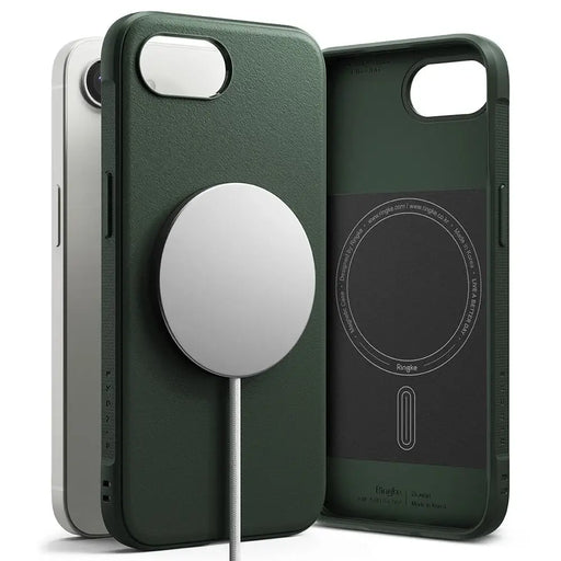Ringke Onyx Magnetic Magsafe iPhone 16e Case - Green - Cell phone cases and covers<<<HurtelXML