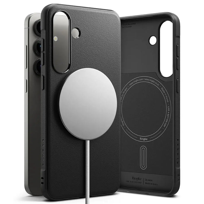 Ringke Onyx MagSafe Case for Samsung Galaxy S25 - Black - Cell phone cases and covers<<<HurtelXML