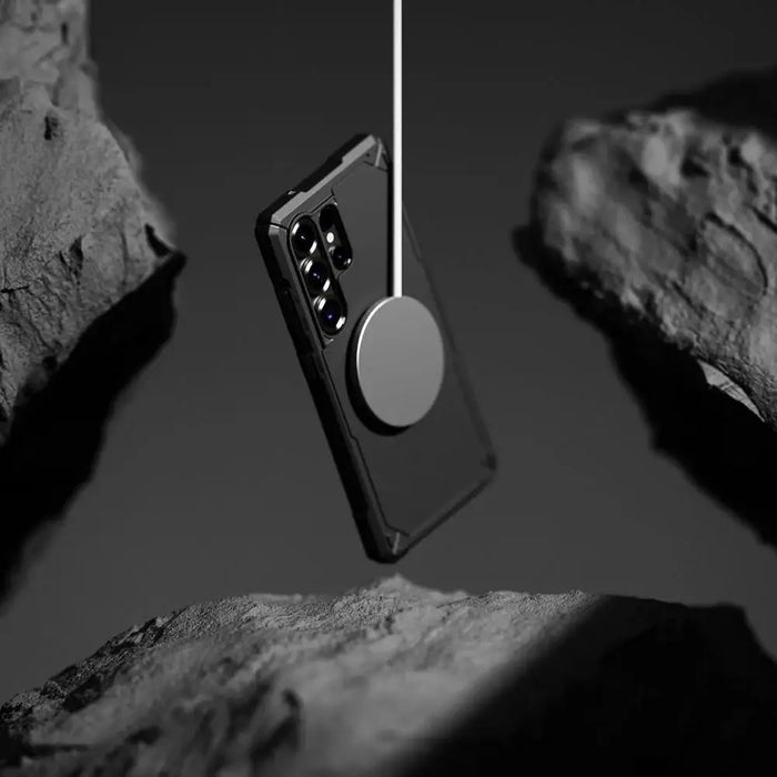 Ringke Rugged Gear MagSafe Case for Samsung Galaxy S25 Ultra - Black - Cell phone cases and covers<<<HurtelXML