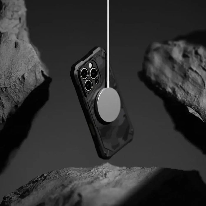 Ringke Rugged Gear MagSafe iPhone 16 Pro Case - Black Camo - Cell phone cases and covers<<<HurtelXML