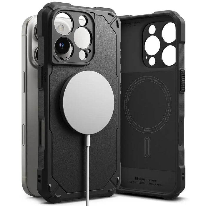 Ringke Rugged Gear MagSafe iPhone 16 Pro Case - Black - Cell phone cases and covers<<<HurtelXML