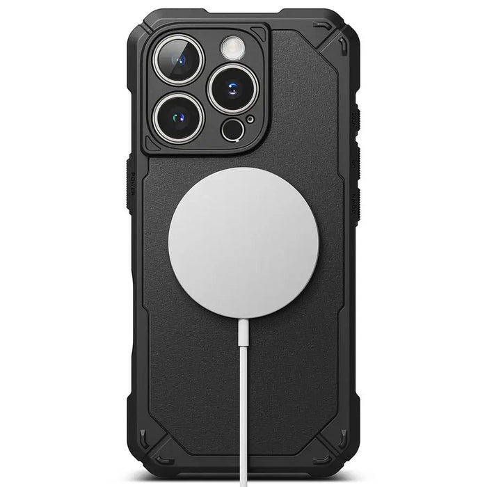 Ringke Rugged Gear MagSafe iPhone 16 Pro Case - Black - Cell phone cases and covers<<<HurtelXML