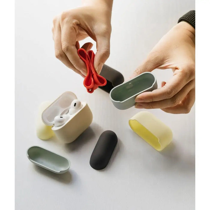 Ringke Silicone Case for Apple AirPods Pro 1 / 2 - Navy Blue - Cell phone cases and covers<<<HurtelXML