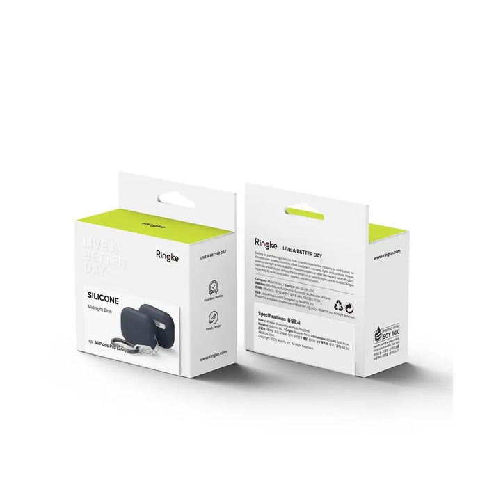 Ringke Silicone Case for Apple AirPods Pro 1 / 2 - Navy Blue - Cell phone cases and covers<<<HurtelXML