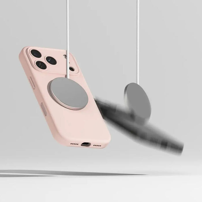 Ringke Silicone Magnetic MagSafe Case for iPhone 17 Pro - Pink - Cell phone cases and covers<<<HurtelXML