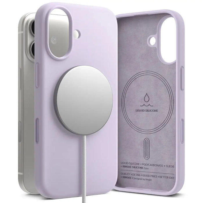 Ringke Silicone Magnetic MagSafe Case for iPhone 17 - Purple - Cell phone cases and covers<<<HurtelXML