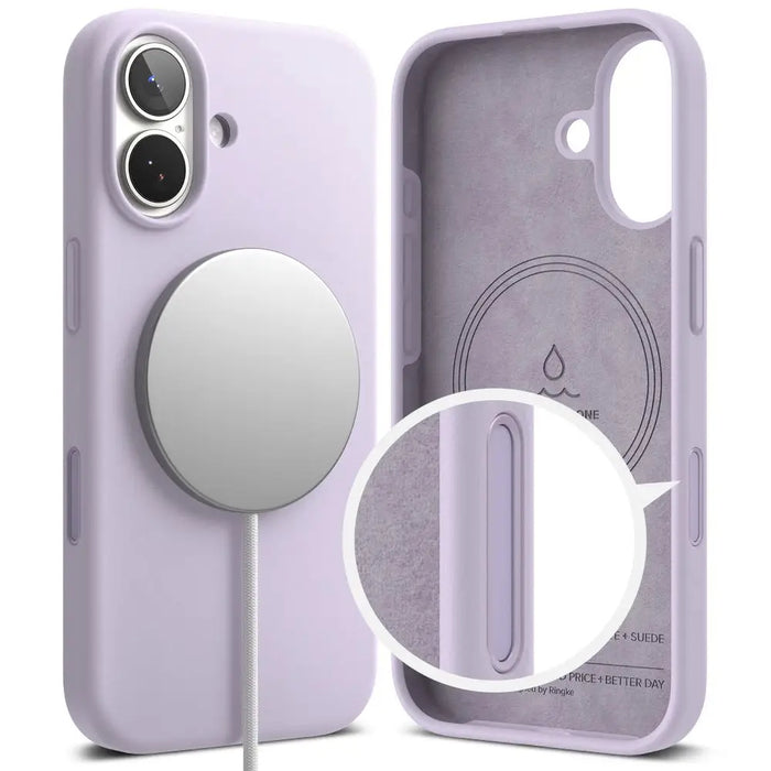 Ringke Silicone Magnetic MagSafe Case for iPhone 17 - Purple - Cell phone cases and covers<<<HurtelXML
