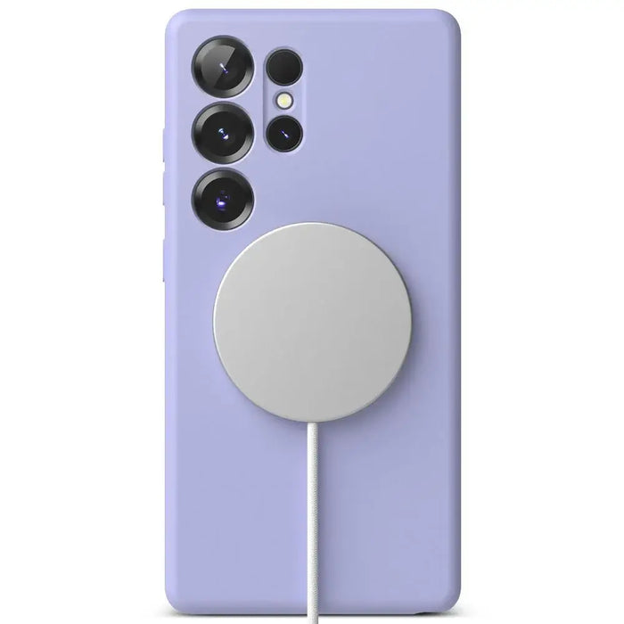 Ringke Silicone MagSafe Case for Samsung Galaxy S25 Ultra - Purple - Cell phone cases and covers<<<HurtelXML