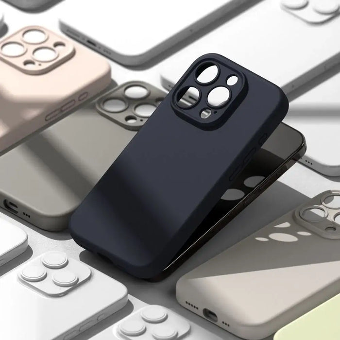 Ringke Silicone MagSafe iPhone 15 Pro Case - Navy Blue - Cell phone cases and covers<<<HurtelXML