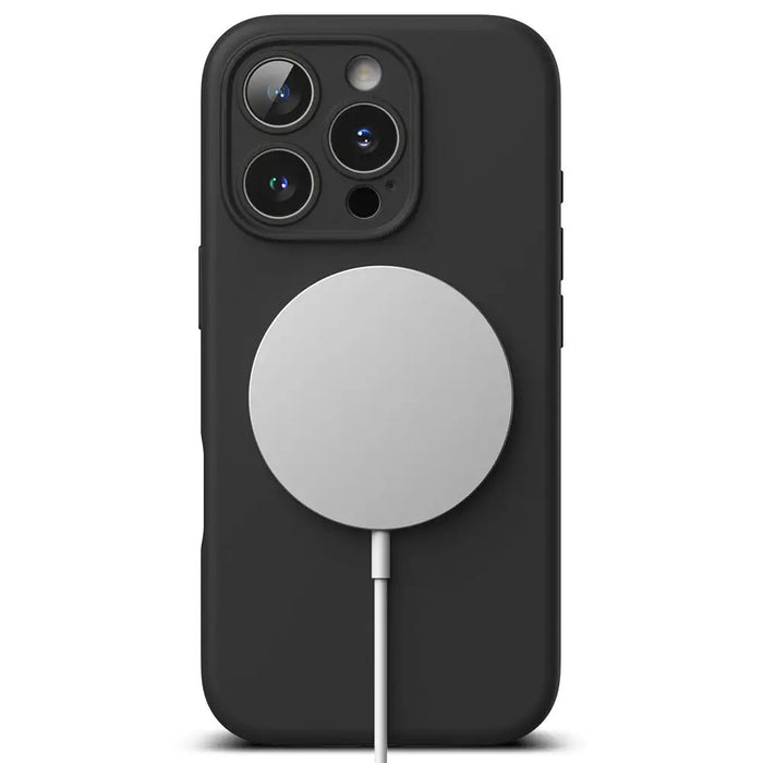 Ringke Silicone MagSafe iPhone 16 Pro Case - Black - Cell phone cases and covers<<<HurtelXML&&&iPhone 16