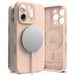 Ringke Silicone MagSafe iPhone 16 Pro Case - Pink - Cell phone cases and covers<<<HurtelXML&&&iPhone 16