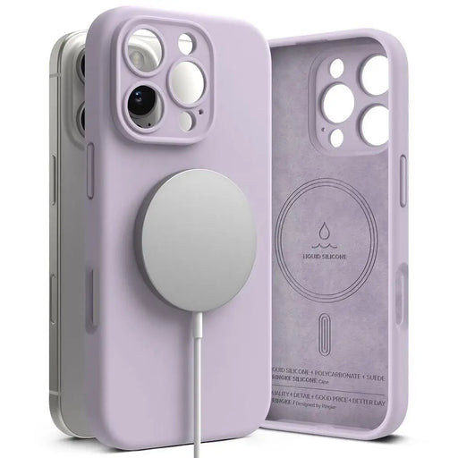 Ringke Silicone MagSafe iPhone 16 Pro Max Case - Purple - Cell phone cases and covers<<<HurtelXML