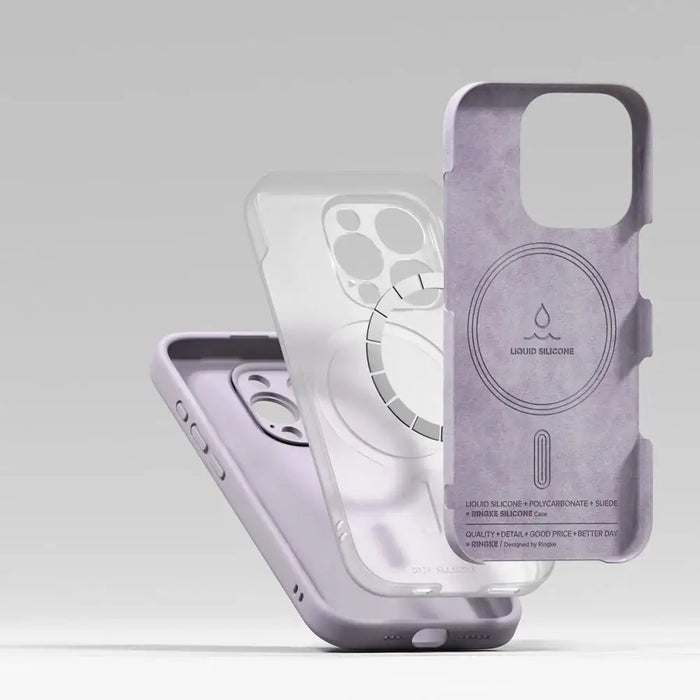 Ringke Silicone MagSafe iPhone 16 Pro Max Case - Purple - Cell phone cases and covers<<<HurtelXML